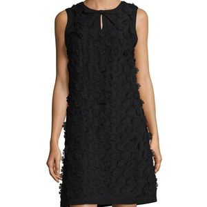 LBD with embossed flowers